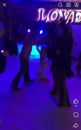 Since everyone wants to know where Brynn gets her “skills” from…meet The OG “Happy Feet” aka “Crazy Legs” aka…HER DADDY😜 #CrazyLegs #MadisWeddingThrowback #DaddyStillGotIt