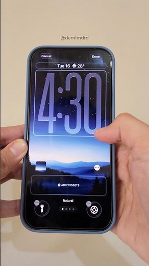 How to customize your lock screen 🤳🏼 #iOS26