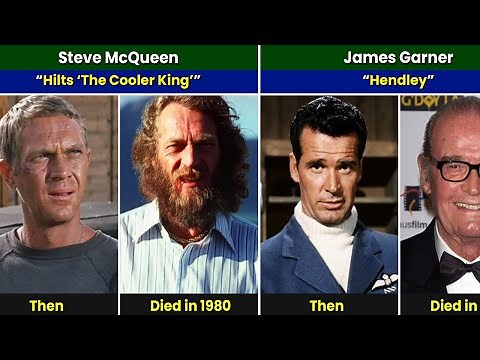 The Great Escape (1963) Cast Then and Now 2024