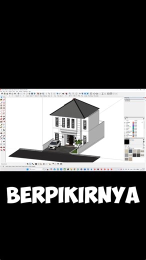 NIKO PROPERTI on Instagram: "Skill Desain Rumah_ Kenapa Harus Dikuasai dan Gak Cuma Sekali Pakai! Skill Desain Rumah Bisa Cuan Dari Rumah Pembelajaran Rumah 1 & 2 Lantai (Step By Step) Sketchup & LayOut + Gambar Kerja Apa yang anda dapatkan? ✅ SketchUp PRO 2024-2025 ✅ Enscape 4.4 (2024) ✅ Bonus SKP Library, Material (atap, dinding dll) ✅ Kumpulan Komponen SektchUp ✅ Rumus Menentukan Dimensi Balok dan kolom (Excel) ✅ Bonus Plugin Yang Penting ✅ Template Gambar Kerja Rumah (PDF) ✅ File Latihan Ske