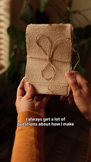 DIY Homemade Paper from Recycled Materials