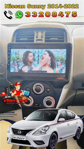 Nissan Sunny Android Car Screen Upgrade Replaced Stereo with Apple CarPlay & Rear Camera Bright King