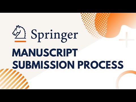 Manuscript Submission Process ✫ How to Submit Manuscript in Springer Publisher