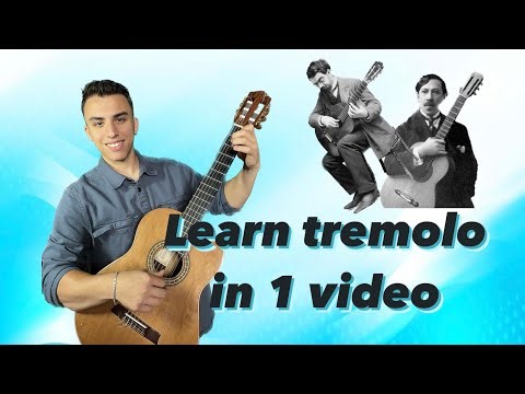 Classical guitar tremolo SIMPLE