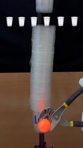 74K reactions · 372 shares | Red hot balls vs disposable cup what is next ? . . . #experiment #asmrsounds #satisfyingvideo #hotball #scince #viralvideo #fyp #trending #disposable #cup | MRZ Experiments | Facebook