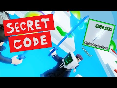 SECRET CODE 🤫 FOR LIGHTNING KATANA ⚔️