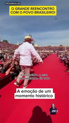 HISTORIC MOMENT! Lula's emotion with the Brazilian people in Brasília! 🔴