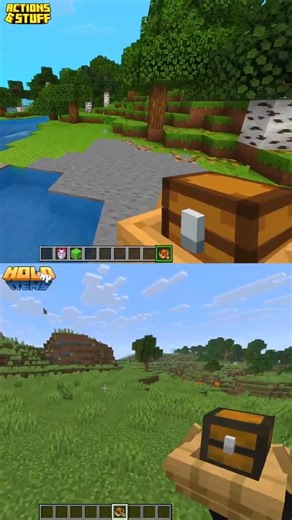 Actions And Stuff vs Hold My Item #minecraft #bedrock #shorts
