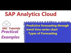 24. Predictive Forecasting in SAC ( SAP Analytics Cloud)