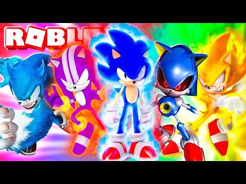 Finding MORE SONIC FORMS in ROBLOX