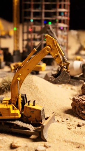 Tiny Construction Crew Builds a Skyscraper!