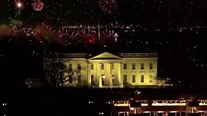 Fireworks light up the sky for Biden, Harris