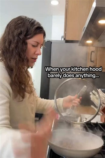 When your kitchen hood barely does anything… and reinstalling it is a whloe project 🫠 Ciarra Hood To Go, strong suction, no install, no stress. #ciarraappliances #ciarrahoodtogo #rangehood #portablehoodvent #kitchenhacks #kitchenmusthaves #myfinds