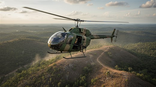 The tiny helicopter built to fight at point blank range