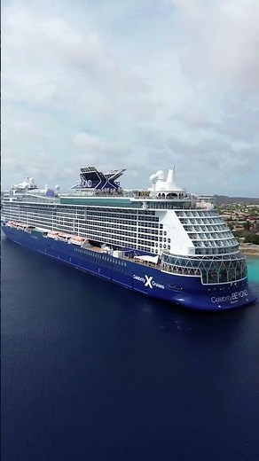 Celebrity Beyond looking good from every angle. Repost by @isaacs_cruiseships #cruise #cruiseship