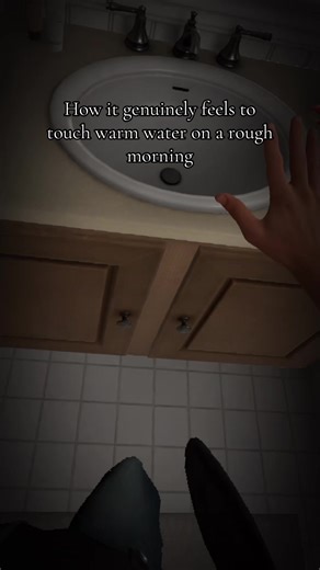 Experiencing Warm Water on a Rough Morning