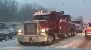 I90 at the Ohio/Pennsylvania border..over 75 vehicles involved | Twisted Truckers