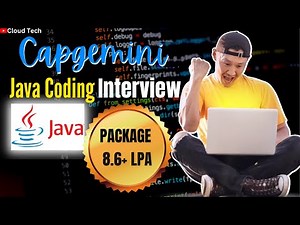 Capgemini Java Coding Interview | Java Questions and Answers