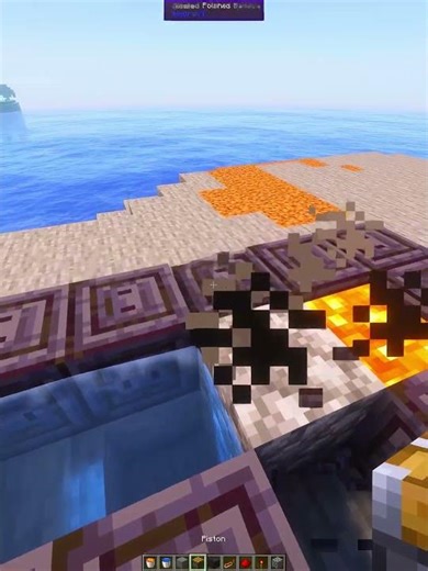 Minecraft cobblestone generator 🪙 #Minecraft #shorts