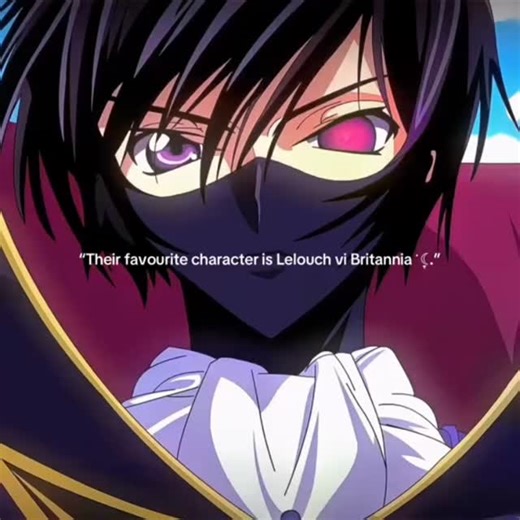 lulu on Instagram: "Their fav character is Lelouch Vi Britannia Cr - nevo4tt on tiktok Lelouch vi Britannia is often considered one of the best-written main characters in anime due to his depth and complexity. His journey from a disillusioned prince to a revolutionary leader showcases his intelligence, strategic thinking, and moral ambiguity. Lelouch's motivations are deeply personal, driven by his desire to create a better world for his sister, Nunnally, while grappling with the consequences of