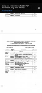 Timetable for B.B.A. (Bachelor of Business Administration) Prog... | Filo