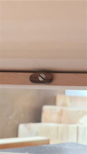 Drawer Stop Idea - ONE Stop for 2 Drawers #woodworking #idea #handmade #drawer #DIY #wooden #wood