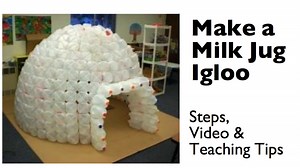 How to Build a Milk Jug Igloo
