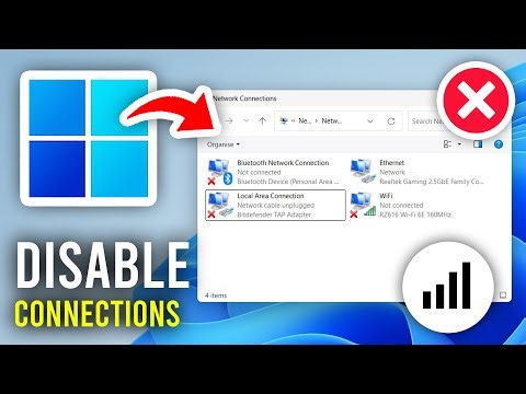 How To Disable Network Connections In Windows - Full Guide