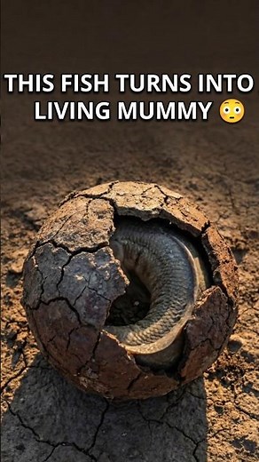 This Fish Turns Into a Living Mummy 😳 | African Lungfish Survival Secret