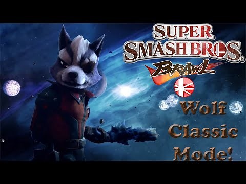 TAS - Super Smash Bros. Brawl - Wolf Classic Mode (No Damage, Intense Difficulty)