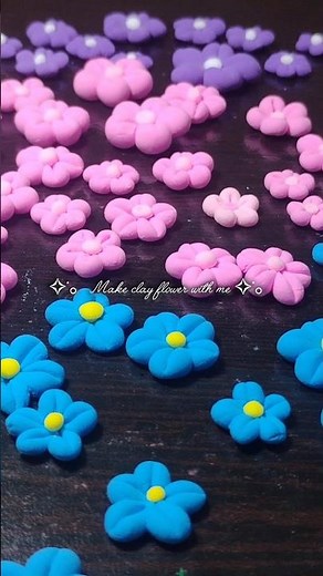 Easy Clay Flower Making | Simple Clay Flowers for Beginners 🌸