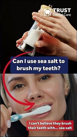 SEA SALT TO BRUSH MY TEETH?🧂🌊 #seasalt #toothbrush #oralhealth #mexicodentistry #ytshorts #shorts