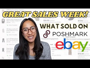 Great Sales for a Part-Time Reseller on Poshmark and eBay! What Sold FAST in November