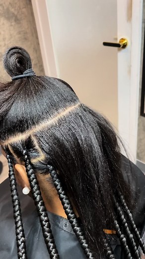 How to Create Stunning Large Knotless Braids on Relaxed Hair