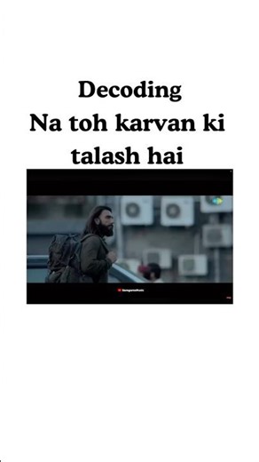 Spy’s feelings in “Na toh karvaan ki talash hai “ song | Ishq jalakar meaning #ytshorts