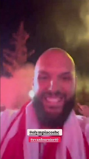 Epic Welcome for Evan Fournier | Olympiacos Fans Take Over the Airport