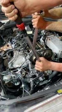 Timing chain m274 engine #carrepair #timingchain#mercedesamg