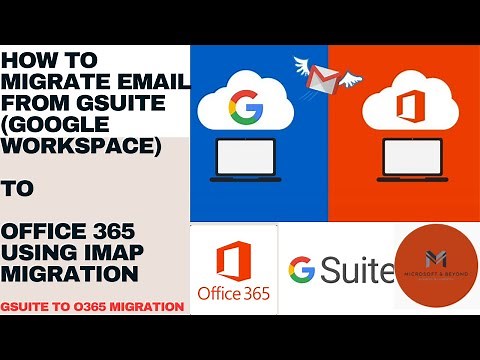 How to Migrate Email from Gsuite (Google Workspace) to Office 365 using IMAP migration step by step