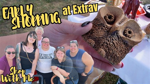 Early shopping at Antique Extravaganza in Springfield Ohio