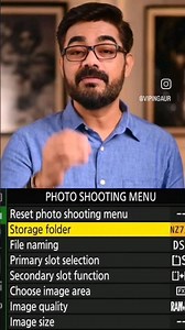 Watch Full Video on My Youtube channel Nikon Settings for Photo Shooting Menu (फोटो शूटिंग मेनू )