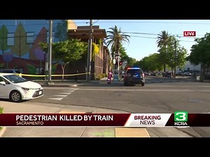 Pedestrian hit and killed by light rail train in Sacramento, police say