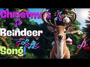 🌟 Reindeer Dance Song 🎄 | Christmas Fun for Kids | Animal Songs 🎅