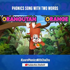 Dear Parents, Can your little one tell us the name of any other fruit that starts with the letter O? Teach your little one how to pronounce the words by watching the video ‘Phonics Song WIth Two Words’. https://bit.ly/3hU92Ol #ChuChuTV #NurseryRhymes #LearningForKids #KidsActivities #ParentLife | ChuChu TV Kids Songs & Stories
