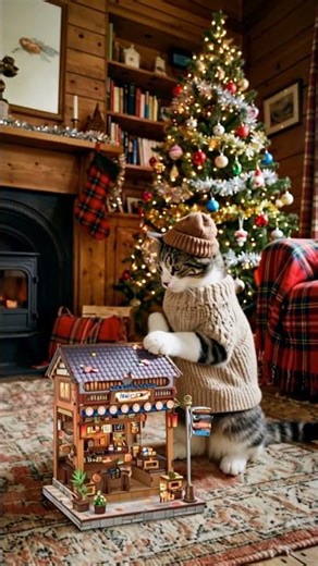 I Meets a gigantic “Book Nook” — My Reaction Is Priceless 😸📚 | Cute Pet Video