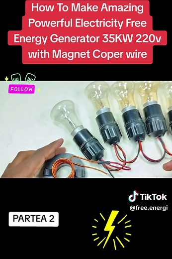 How to Build a Free Energy 35KW Generator with Magnet Wire