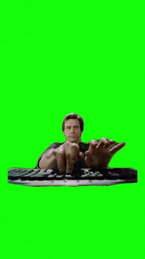 Jim Carey typing fast meme green screen #meme #greenscreen #discord #summerlove #insideout