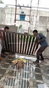 103K views · 2.1K reactions | small size sliding gate installation #slidinggate #gate #fabrication | Chinnmay Fabrication | Facebook