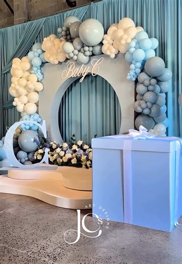 Baby C & Co. but make it Tiffany-inspired, timeless, and fully immersive 💎 From the custom welcome sign to the life-size gift box moment, every detail was intentionally designed to elevate the space and make it photo-ready. Layered textures, classic blue tones, custom fabrication, this is how you turn a baby shower into an experience. I design statement signage for milestone celebrations that deserve to feel iconic. Planning a luxury baby shower in New Jersey? Let’s create something unforgettab