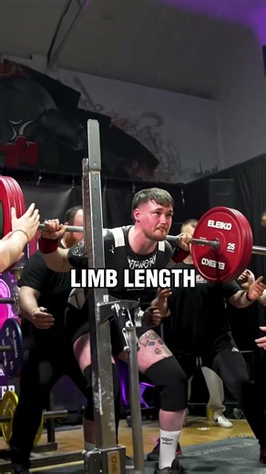 Longer Limbs= higher ROM= fried CNS #powerlifting #squats #gymworkout #gym #sbd