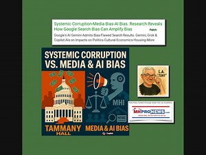 Systemic Corruption-Media Bias-AI Bias. Research Reveals How Google Search Bias Can Amplify Bias